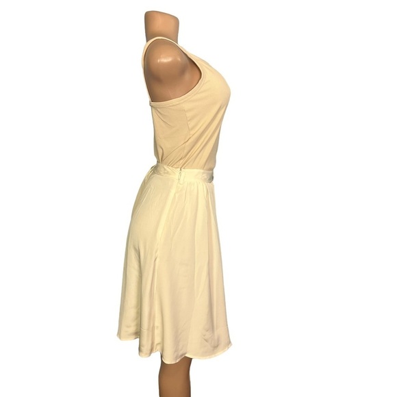 Theory Anca Silk White Basque Silk Skirt - Picture 3 of 8